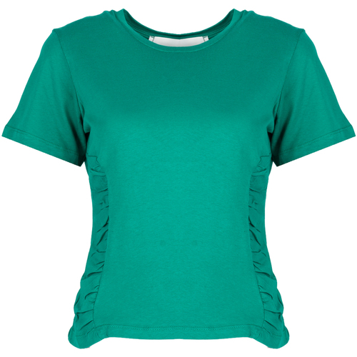 textil Dame T-shirts m. korte ærmer Silvian Heach CVP23123TS Grøn