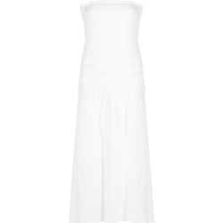 textil Dame Korte kjoler Silvian Heach CVP23117VE Hvid