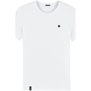 textil Herre T-shirts & poloer Organic Monkey T-Shirt  - White Hvid
