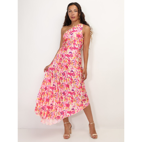 textil Dame Lange kjoler La Modeuse 67105_P156024 Pink