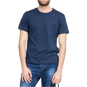 textil Herre T-shirts m. korte ærmer Emporio Armani 211818 3R463 Blå
