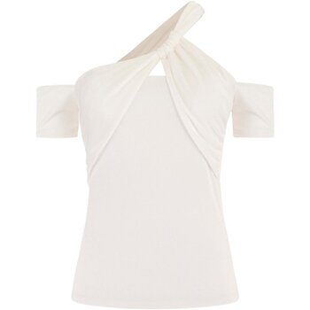textil Dame T-shirts & poloer Guess W3GP12 KBEM0 Hvid