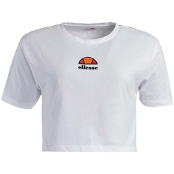 textil Dame T-shirts & poloer Ellesse ANN CROPPED T-SHIRT Hvid
