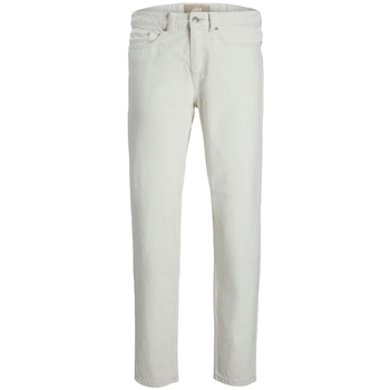textil Dame Bukser Jjxx Lisbon Mom Jeans - White Hvid