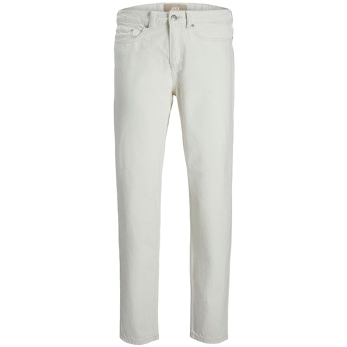 textil Dame Bukser Jjxx Lisbon Mom Jeans - White Hvid