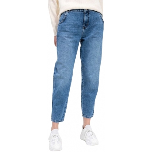 textil Dame Lige jeans Only Jeans Troy Life - Medium Blue Denim Blå