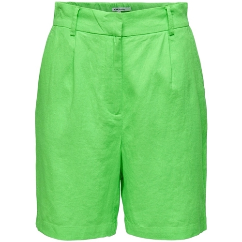 textil Dame Shorts Only Caro HW Long Shorts - Summer Green Grøn