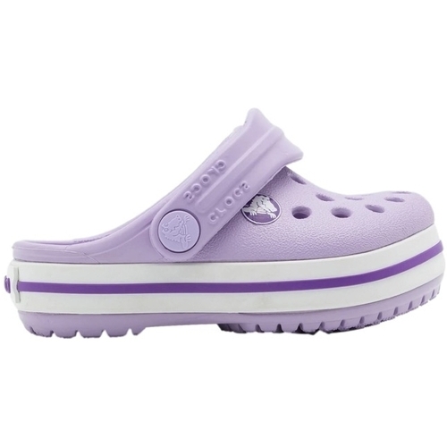 Sko Børn Sandaler Crocs Sandálias Baby Crocband - Lavender/Neon Purple Violet