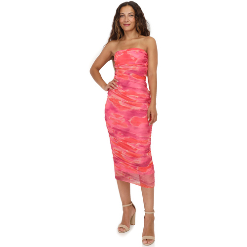 textil Dame Kjoler La Modeuse 67367_P156415 Pink