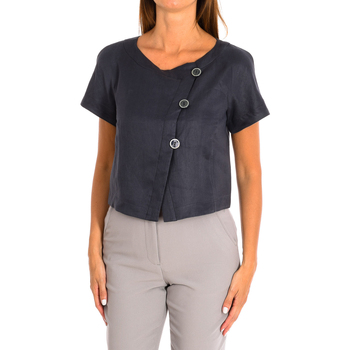 textil Dame T-shirts & poloer Emporio Armani WNG29TWM012-911 Grå