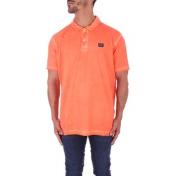 textil Herre T-shirts m. korte ærmer Paul & Shark 23411228 Orange