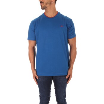 textil Herre T-shirts m. korte ærmer Paul & Shark 22411114 Blå