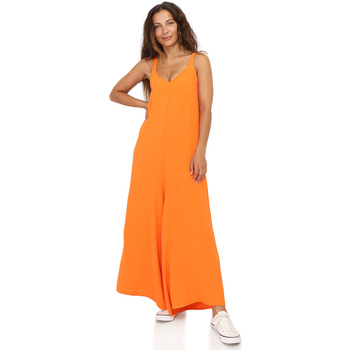 textil Dame Buksedragter / Overalls La Modeuse 67356_P156404 Orange