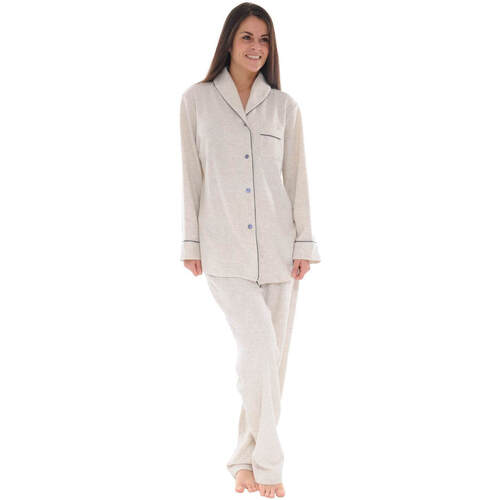 textil Dame Pyjamas / Natskjorte Pilus TADEA Hvid