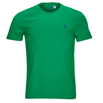 textil Herre T-shirts m. korte ærmer Polo Ralph Lauren T-SHIRT AJUSTE EN COTON Grøn