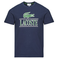 textil Herre T-shirts m. korte ærmer Lacoste TH1218 Marineblå