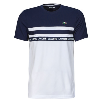 textil Herre T-shirts m. korte ærmer Lacoste TH7515 Marineblå / Hvid