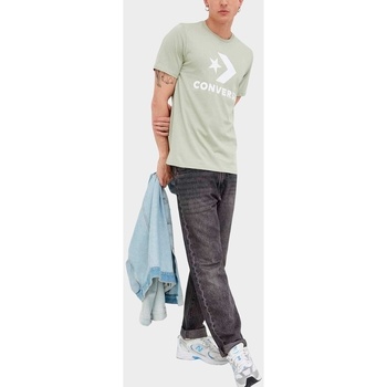 textil Toppe / T-shirts uden ærmer Converse Logo Chev Tee Grøn