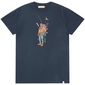 textil Herre T-shirts & poloer Revolution Regular T-Shirt 1333 HIK - Navy Blå