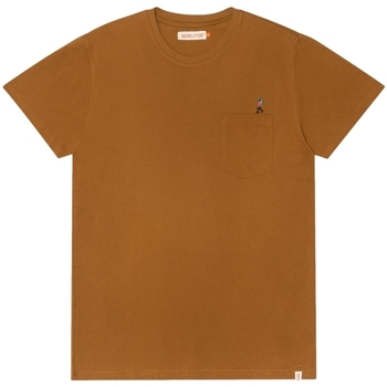 textil Herre T-shirts & poloer Revolution Regular T-Shirt 1330 HIK - Light Brown Brun