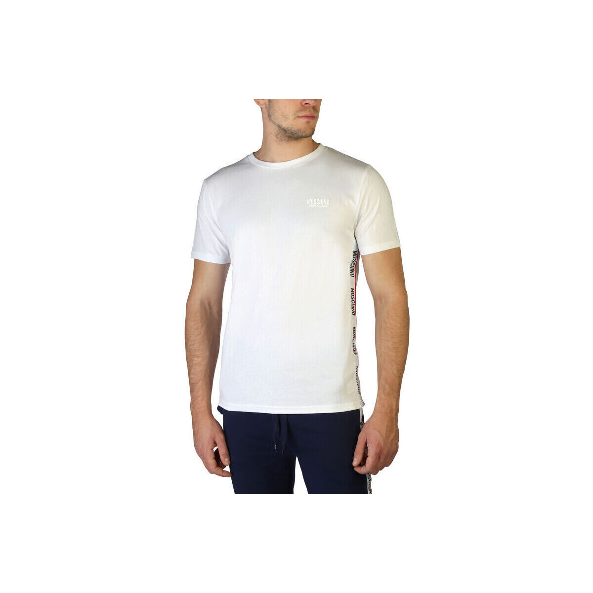 textil Herre T-shirts m. korte ærmer Moschino - 1903-8101 Hvid