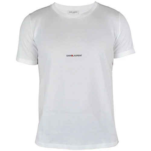 textil Herre T-shirts & poloer Saint Laurent  Hvid