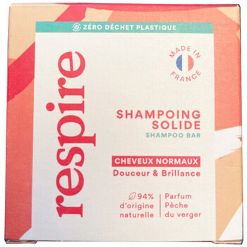 skoenhed Dame Shampoo Respire Pêche Du Verger Solid Shampoo 75g - Normal Hair Andet