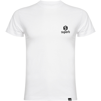 textil Herre T-shirts m. korte ærmer Superb 1982 3001-WHITE Hvid