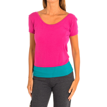 textil Dame T-shirts & poloer Zumba Z1T00321-ROSA Violet