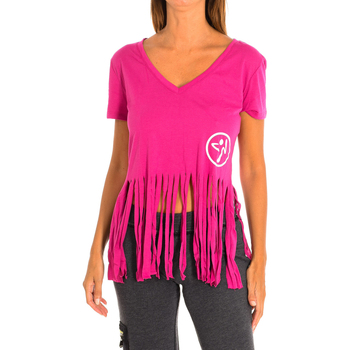 textil Dame T-shirts & poloer Zumba Z1T00371-ROSA Violet