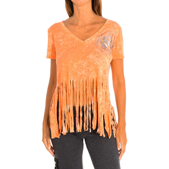 textil Dame T-shirts & poloer Zumba Z1T00401-MANGO Orange