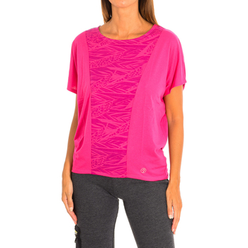 textil Dame T-shirts & poloer Zumba Z1T00685-FUCSIA Pink