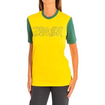 textil Dame T-shirts & poloer Zumba Z2T00147-AMARILLO Flerfarvet