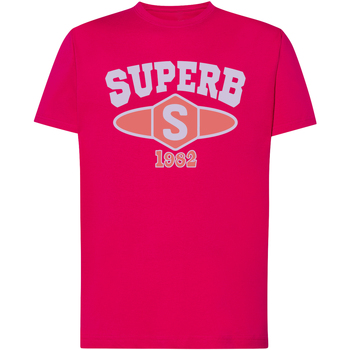 textil Herre T-shirts m. korte ærmer Superb 1982 SPRBCA-2201-PINK Pink