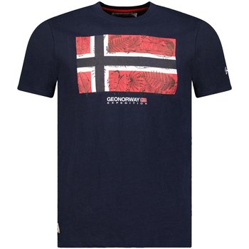 textil Herre T-shirts m. korte ærmer Geo Norway SW1239HGNO-NAVY Blå