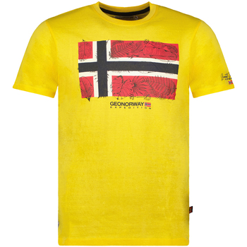 textil Herre T-shirts m. korte ærmer Geo Norway SW1239HGNO-LEMON Gul