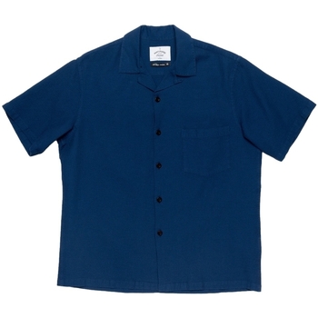 textil Herre Skjorter m. lange ærmer Portuguese Flannel Cruly Shirt Blå