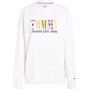 textil Dame Sweatshirts Tommy Jeans DW0DW16246 Hvid