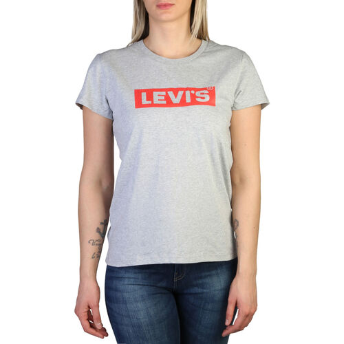 textil Dame Toppe / Bluser Levi's - 17369_the-perfect Grå