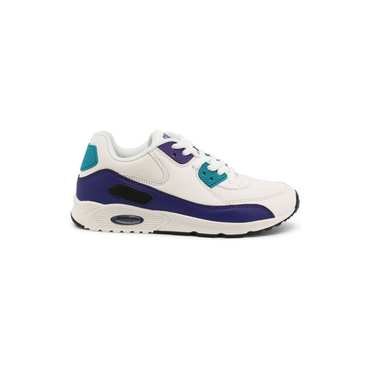Sko Herre Sneakers Shone 005-001 White/Purple Hvid