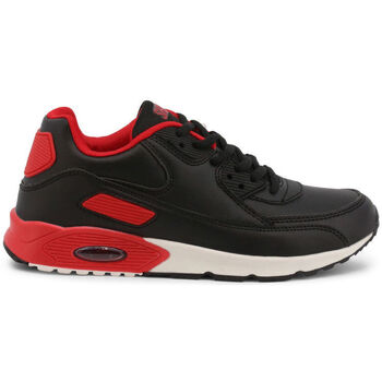 Sko Herre Sneakers Shone 005-001 Black/Red Sort