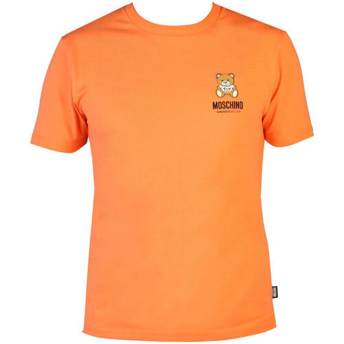 textil Herre T-shirts m. korte ærmer Moschino A0784-4410M A0035 Orange Orange