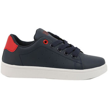 Sko Herre Sneakers Shone 001-001 Navy/Red Blå