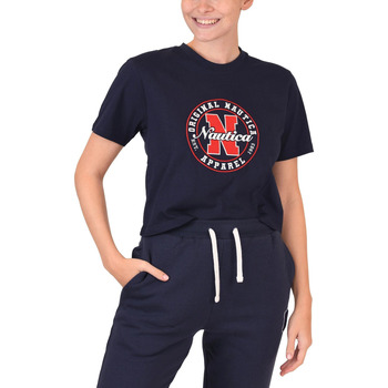 textil Dame Toppe / T-shirts uden ærmer Nautica Beau Crop Blå