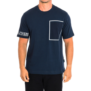 textil Herre T-shirts m. korte ærmer La Martina SMR313-JS303-07017 Marineblå