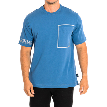 textil Herre T-shirts m. korte ærmer La Martina SMR313-JS303-07074 Blå