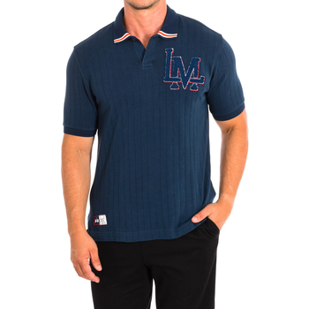 textil Herre Polo-t-shirts m. korte ærmer La Martina TMP019-JS325-07017 Marineblå