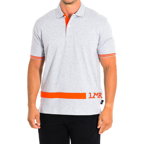 textil Herre Polo-t-shirts m. korte ærmer La Martina TMP304-JS303-01001 Grå