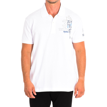 textil Herre Polo-t-shirts m. korte ærmer La Martina TMP310-PK001-00001 Hvid