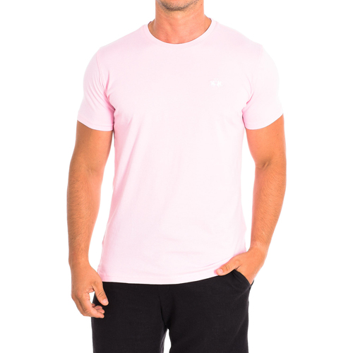 textil Herre T-shirts m. korte ærmer La Martina TMR004-JS206-05157 Pink
